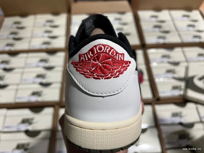 Rep Retro Jordan Travis OG x Scott Jordan Low Air Air 1 Olive DZ4137-106 0618